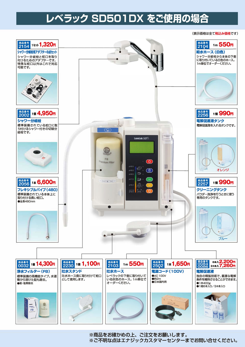 レベラック SD501 DXをご使用の場合
